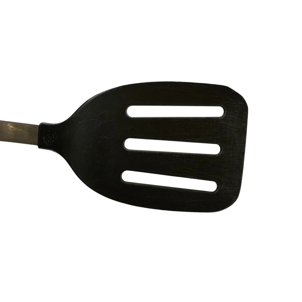 VTG USA Slotted Spatula Turner Stainless Steel Black Nylon 12